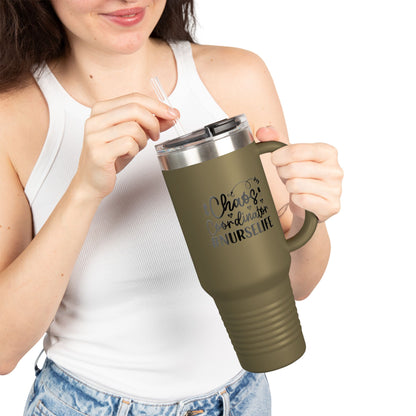 Chaos Coordinator NurseLife Insulated Travel Mug 40oz