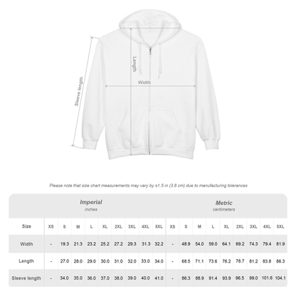 Tiny Patients Big Courage Zip Hoodie