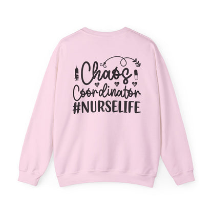 Chaos Coordinator NurseLife Crewneck Sweatshirt