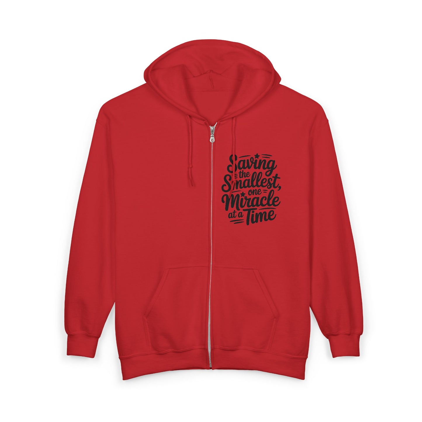 Saving the Smallest One Miracle at a Time Zip Hoodie
