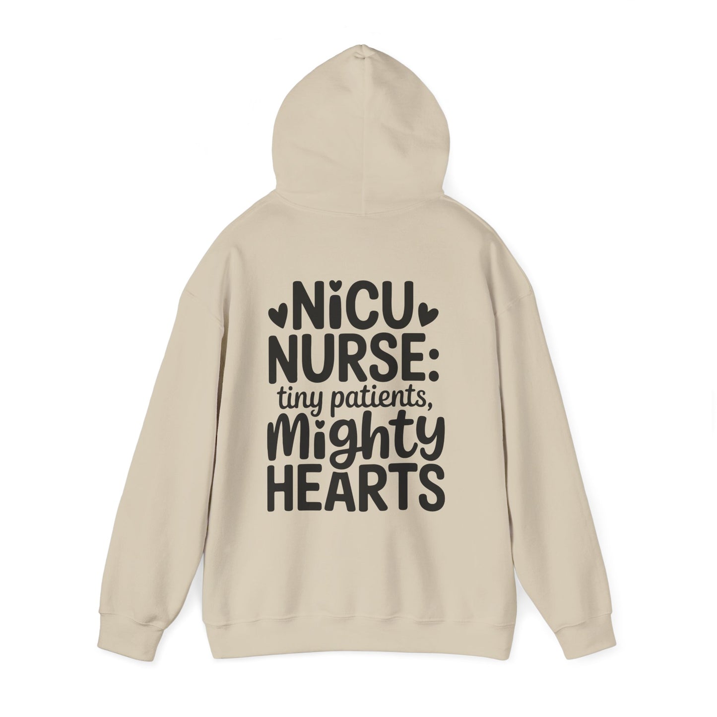 Tiny Patients Mighty Hearts NICU Nurse Hoodie