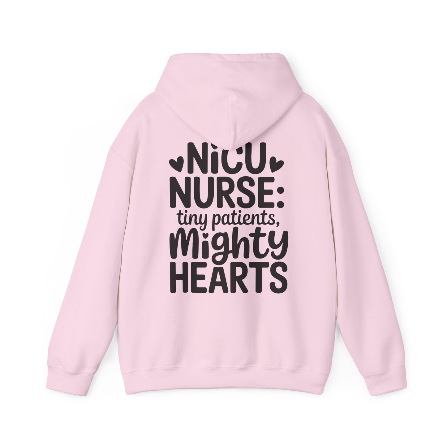 Tiny Patients Mighty Hearts NICU Nurse Hoodie