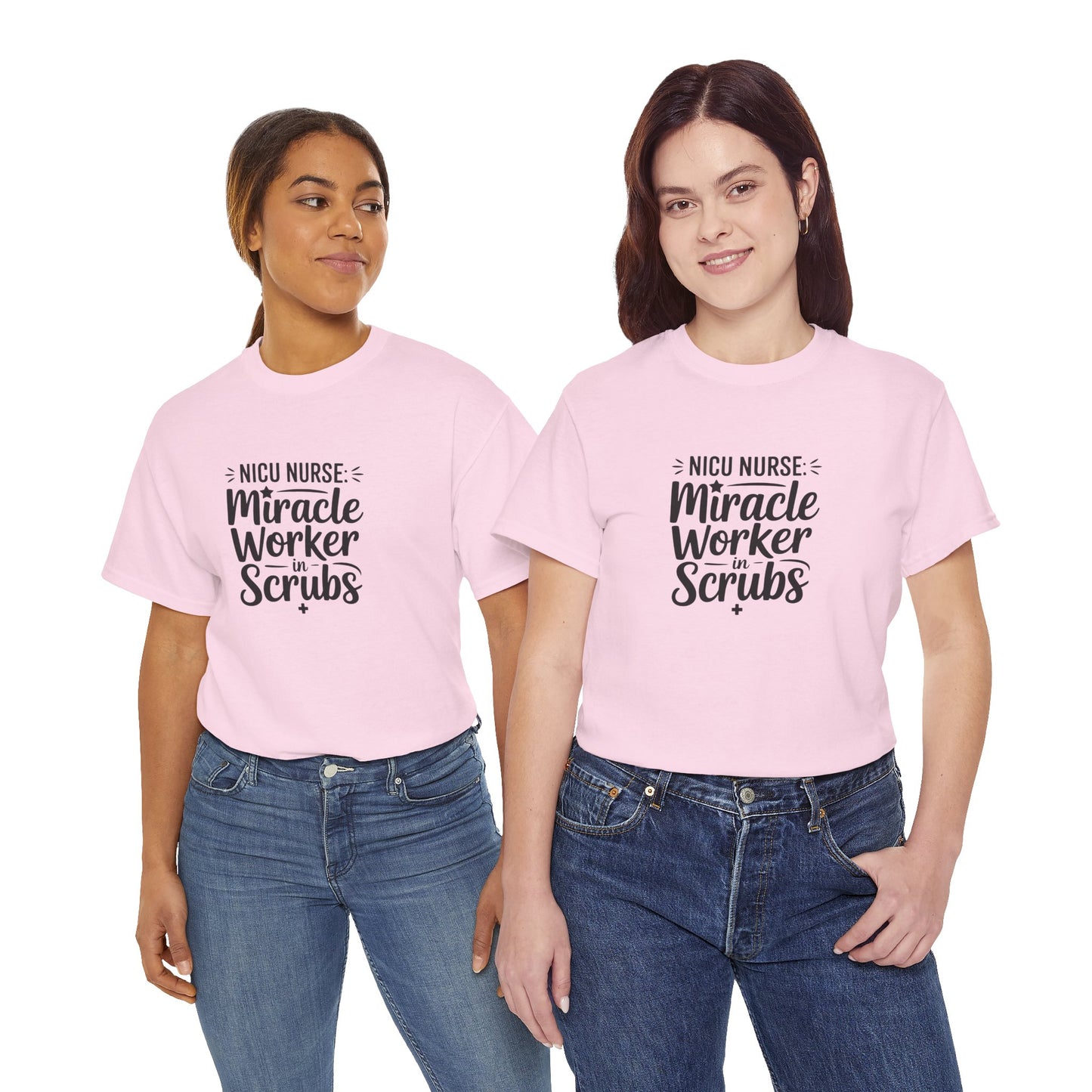 Miracle Worker in Scrubs NICU Nurse T-Shirt