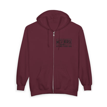 NICU Nurse Mode All Day Every Day Zip Hoodie