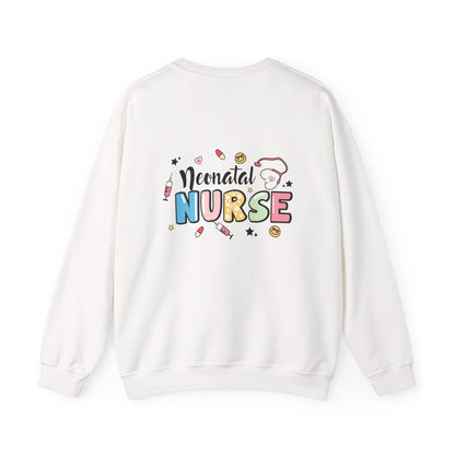 Neonatal Nurse Doodle NICU Crewneck Sweatshirt