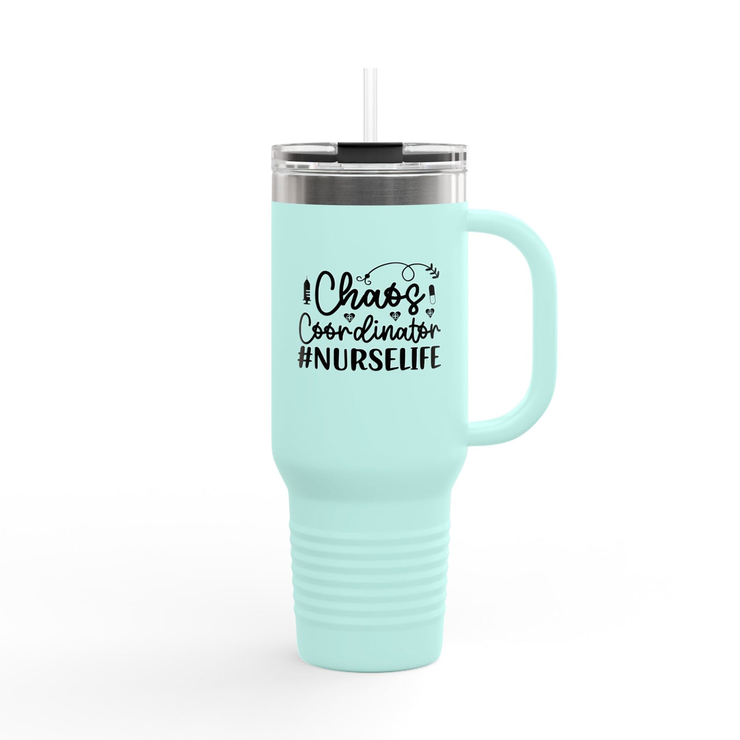 Chaos Coordinator NurseLife Insulated Travel Mug 40oz