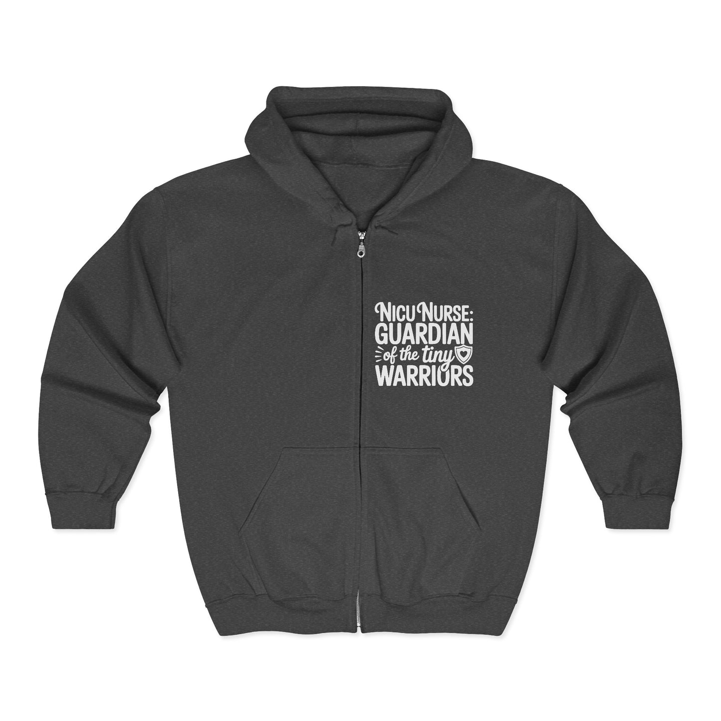 Guardian of the Tiny Warriors NICU Nurse Zip Hoodie