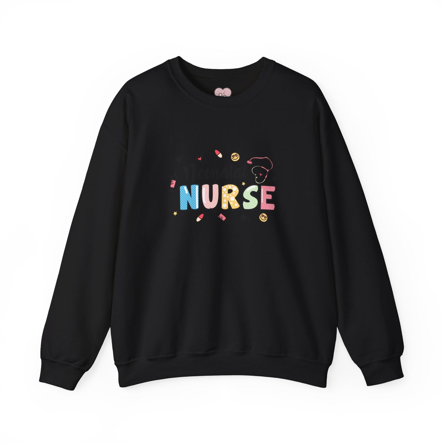 Neonatal Nurse Doodle NICU Crewneck Sweatshirt