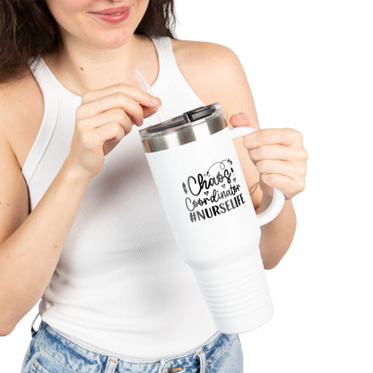 Chaos Coordinator NurseLife Insulated Travel Mug 40oz