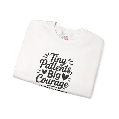 Tiny Patients Big Courage Crewneck Sweatshirt