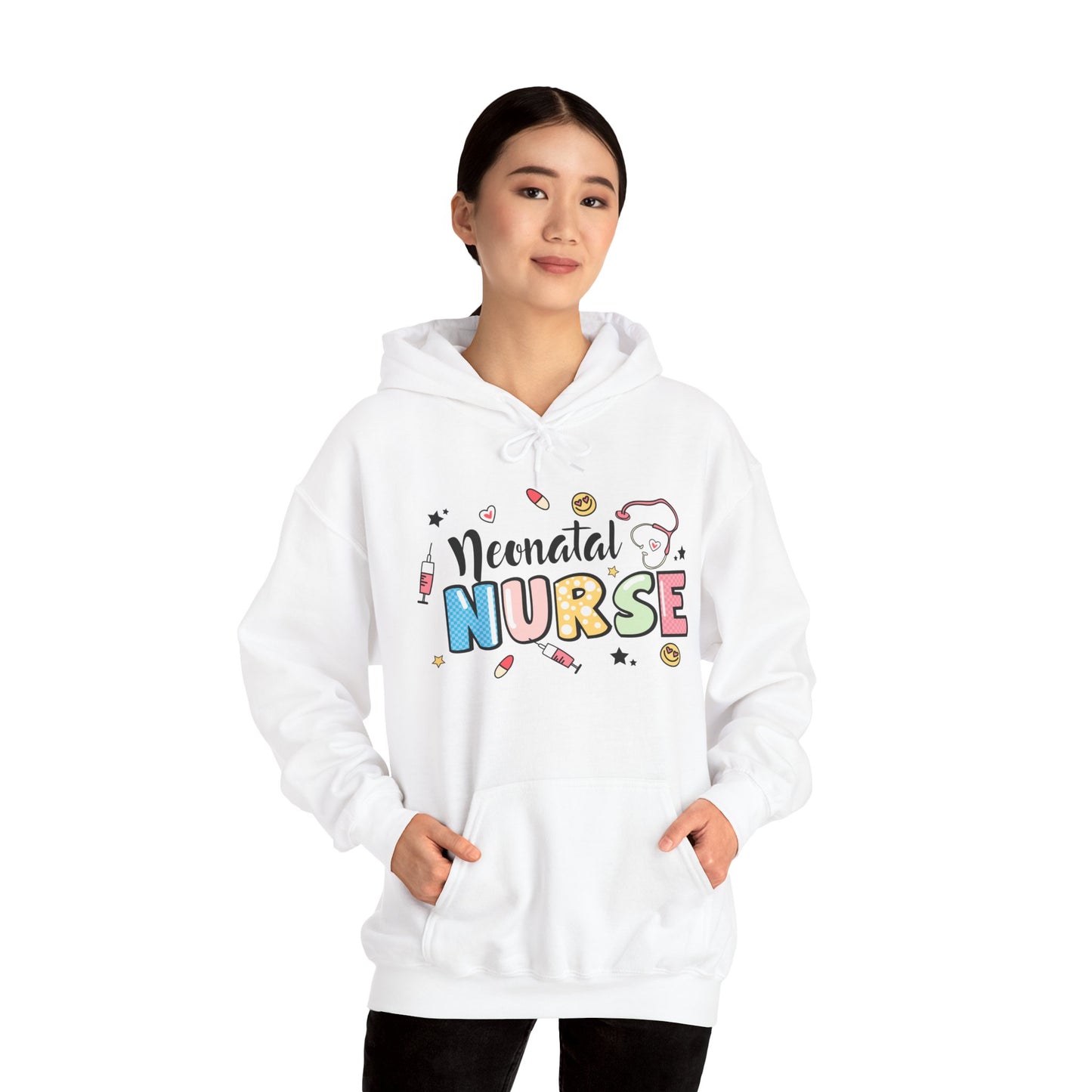 Neonatal Nurse Doodle NICU Hoodie