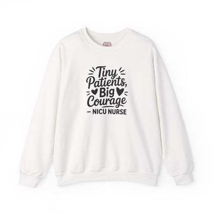 Tiny Patients Big Courage Crewneck Sweatshirt