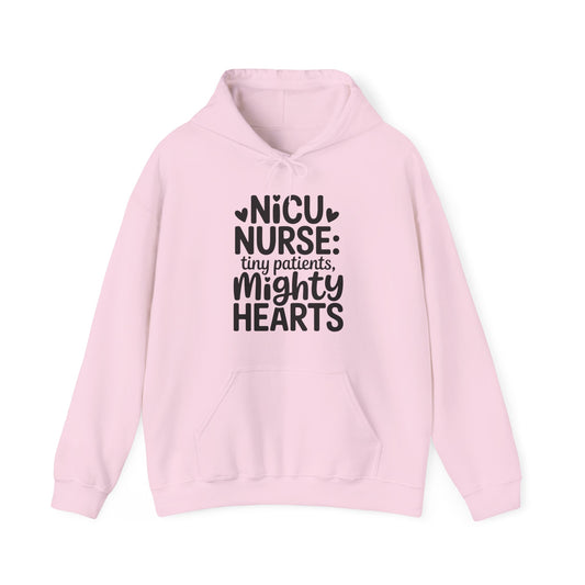 Tiny Patients Mighty Hearts NICU Nurse Hoodie