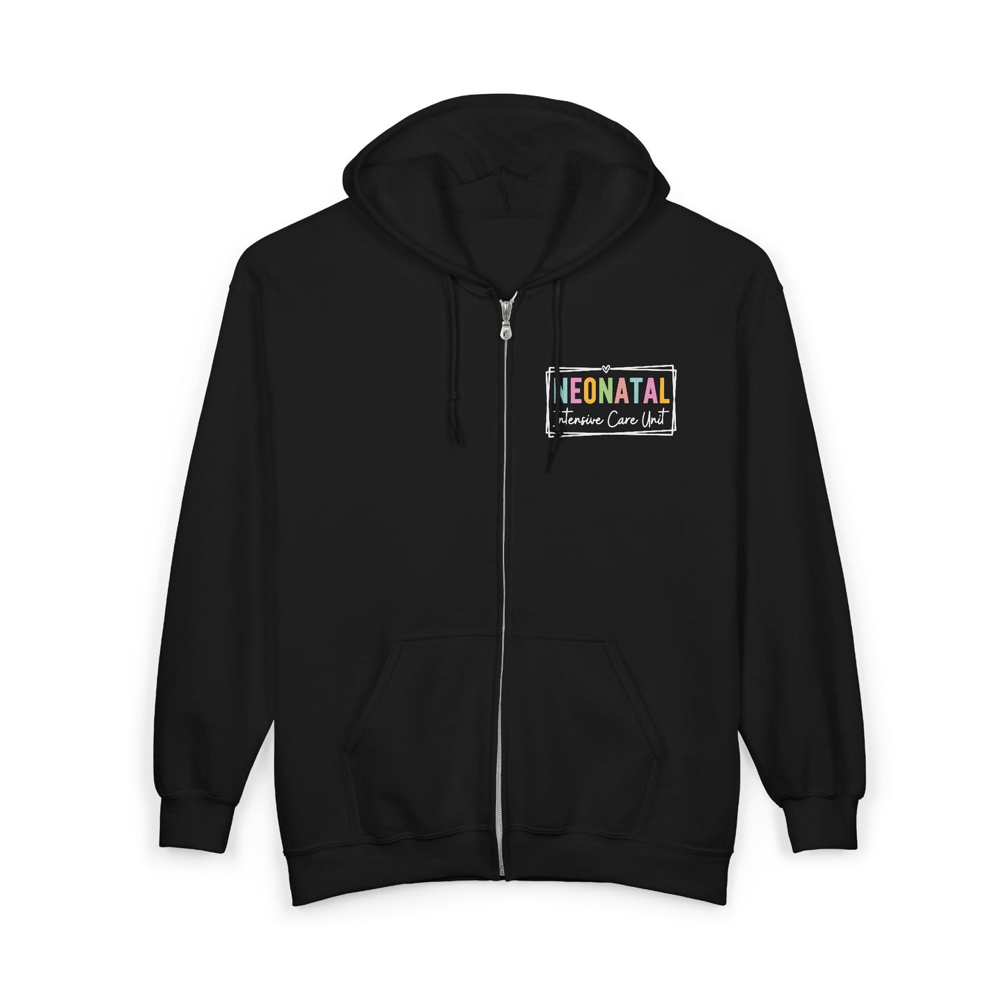 NICU Nurse Neonatal Intensive Zip Hoodie