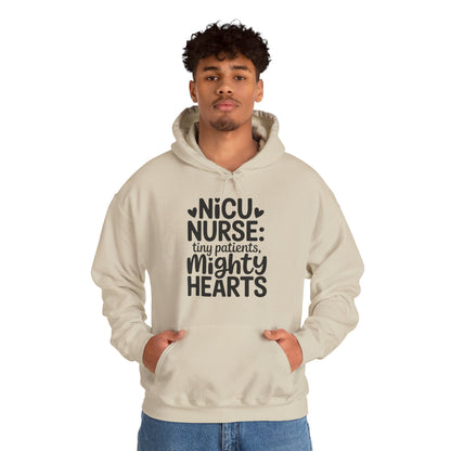 Tiny Patients Mighty Hearts NICU Nurse Hoodie