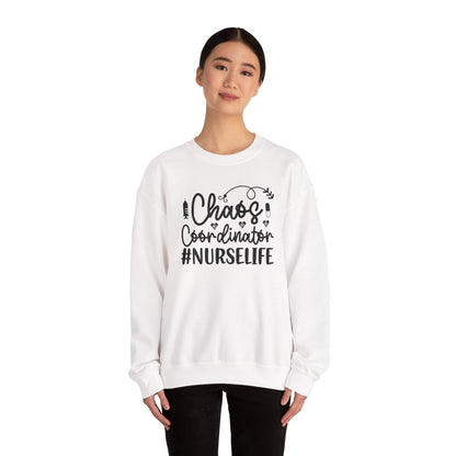 Chaos Coordinator NurseLife Crewneck Sweatshirt