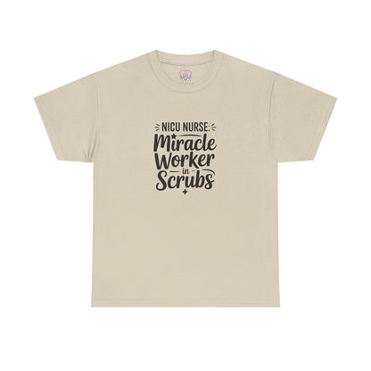 Miracle Worker in Scrubs NICU Nurse T-Shirt