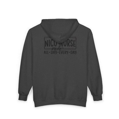 NICU Nurse Mode All Day Every Day Zip Hoodie