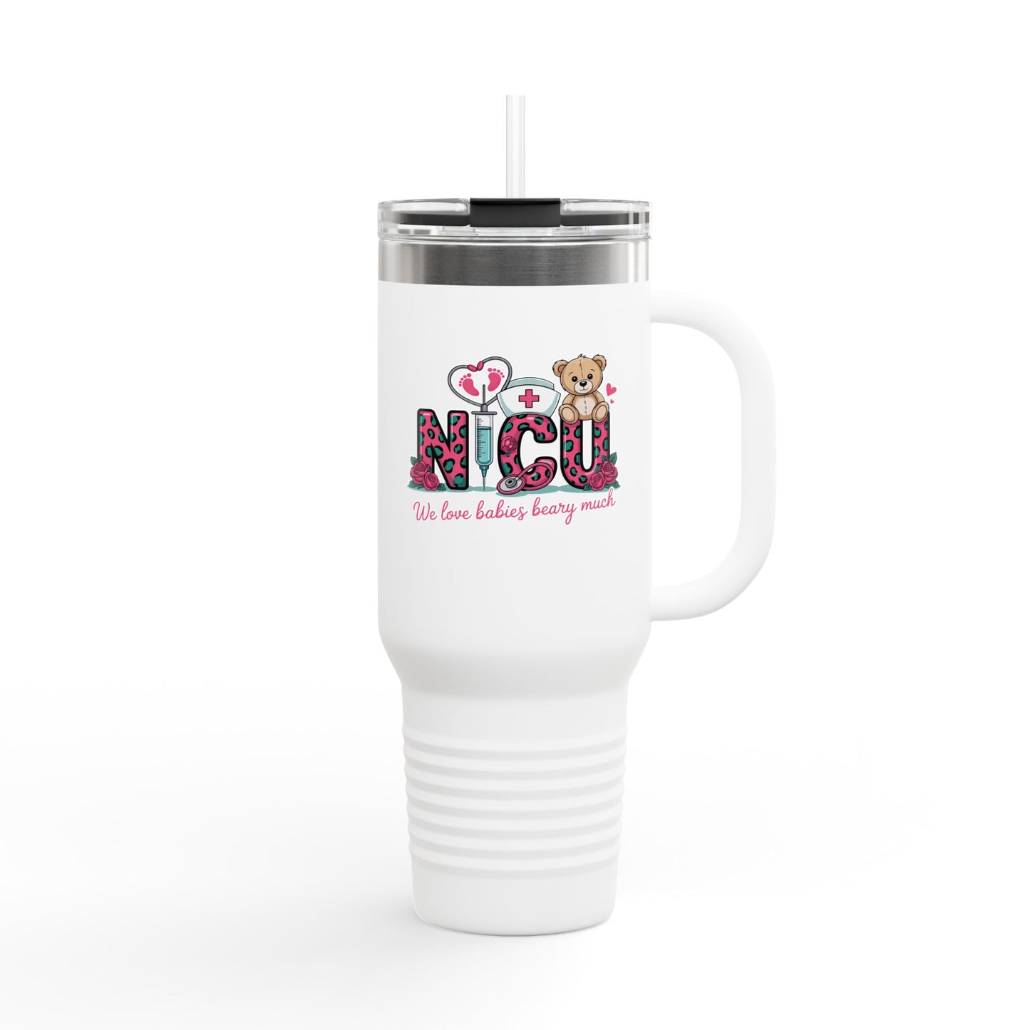 NICU Baby Bear Insulated Travel Mug 40oz