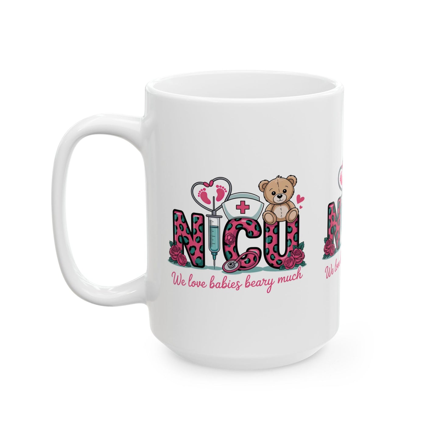 NICU Baby Bear Ceramic Mug 15oz
