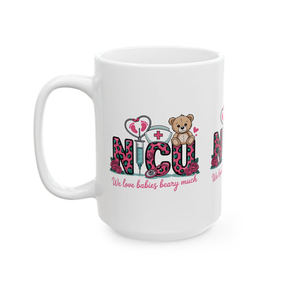 NICU Baby Bear Ceramic Mug 15oz