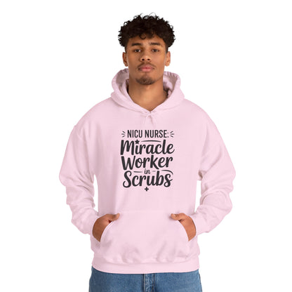 Miracle Worker in Scrubs NICU Nurse Hoodie