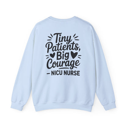 Tiny Patients Big Courage Crewneck Sweatshirt