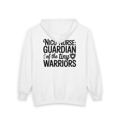 Guardian of the Tiny Warriors NICU Nurse Zip Hoodie