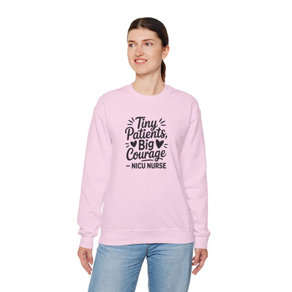 Tiny Patients Big Courage Crewneck Sweatshirt