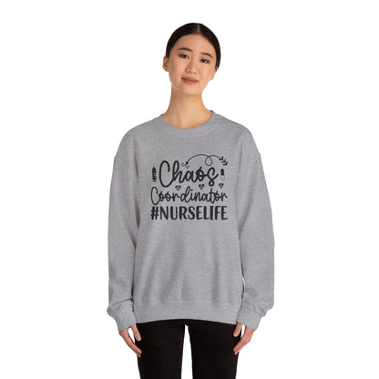 Chaos Coordinator NurseLife Crewneck Sweatshirt