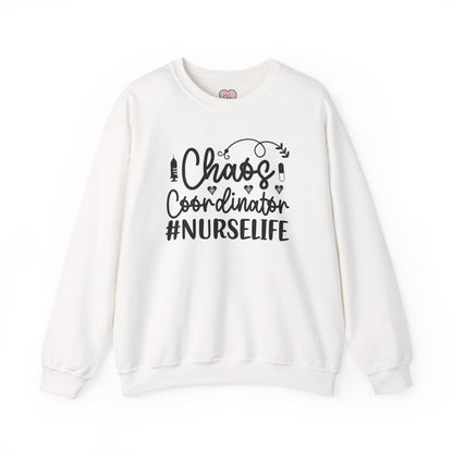 Chaos Coordinator NurseLife Crewneck Sweatshirt