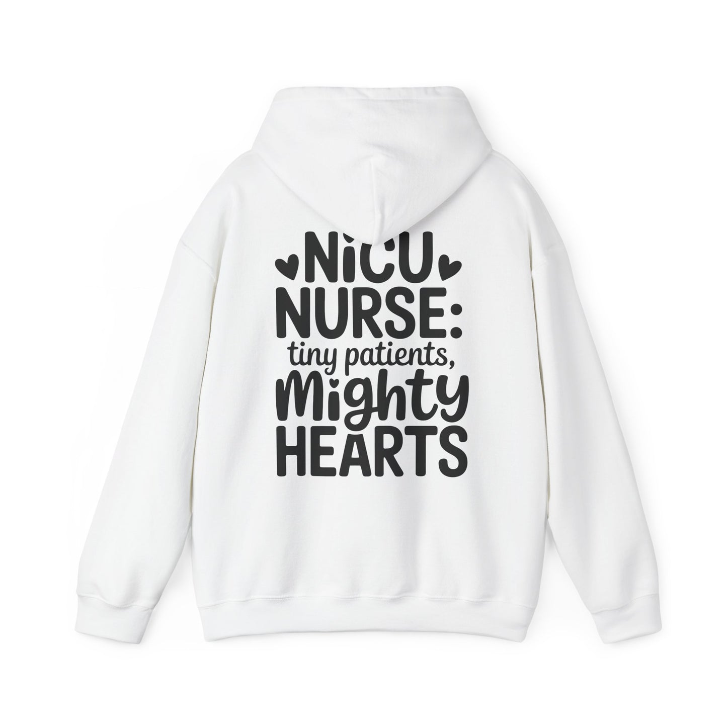 Tiny Patients Mighty Hearts NICU Nurse Hoodie