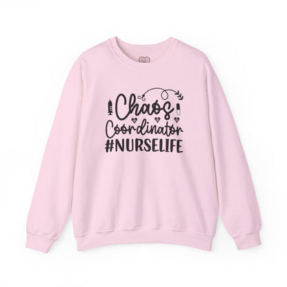 Chaos Coordinator NurseLife Crewneck Sweatshirt
