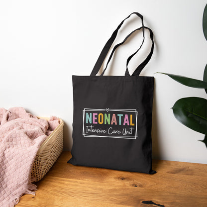 NICU Nurse Neonatal Intensive Cotton Canvas Tote Bag