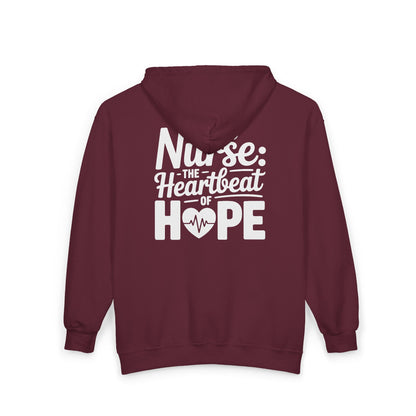 The Heartbeat of Hope NICU Nurse Zip Hoodie