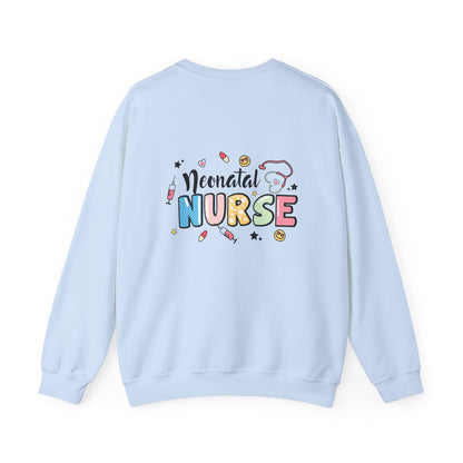 Neonatal Nurse Doodle NICU Crewneck Sweatshirt