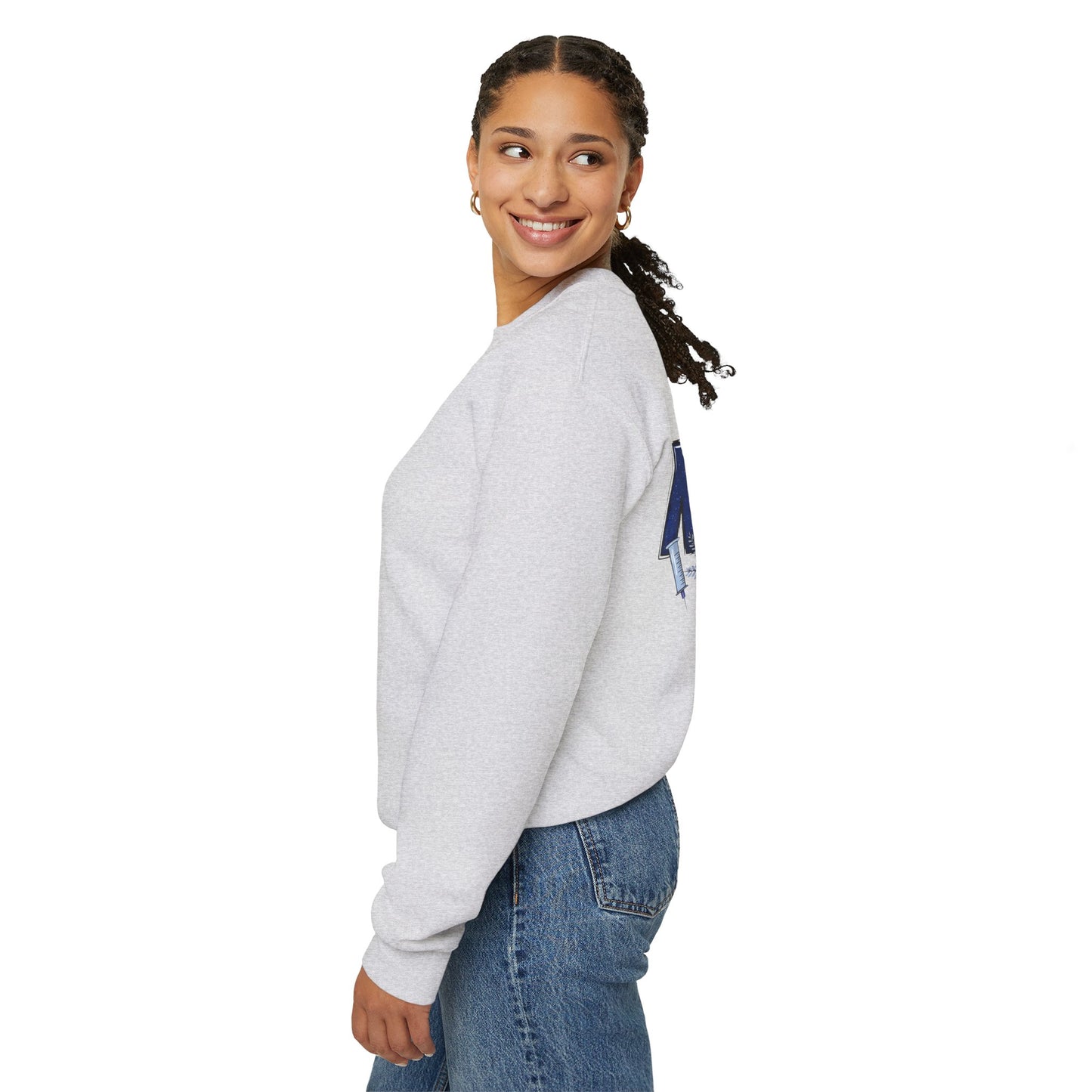 Preppy Nurse Floral Leopard Print Crewneck Sweatshirt