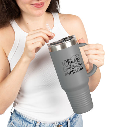Chaos Coordinator NurseLife Insulated Travel Mug 40oz