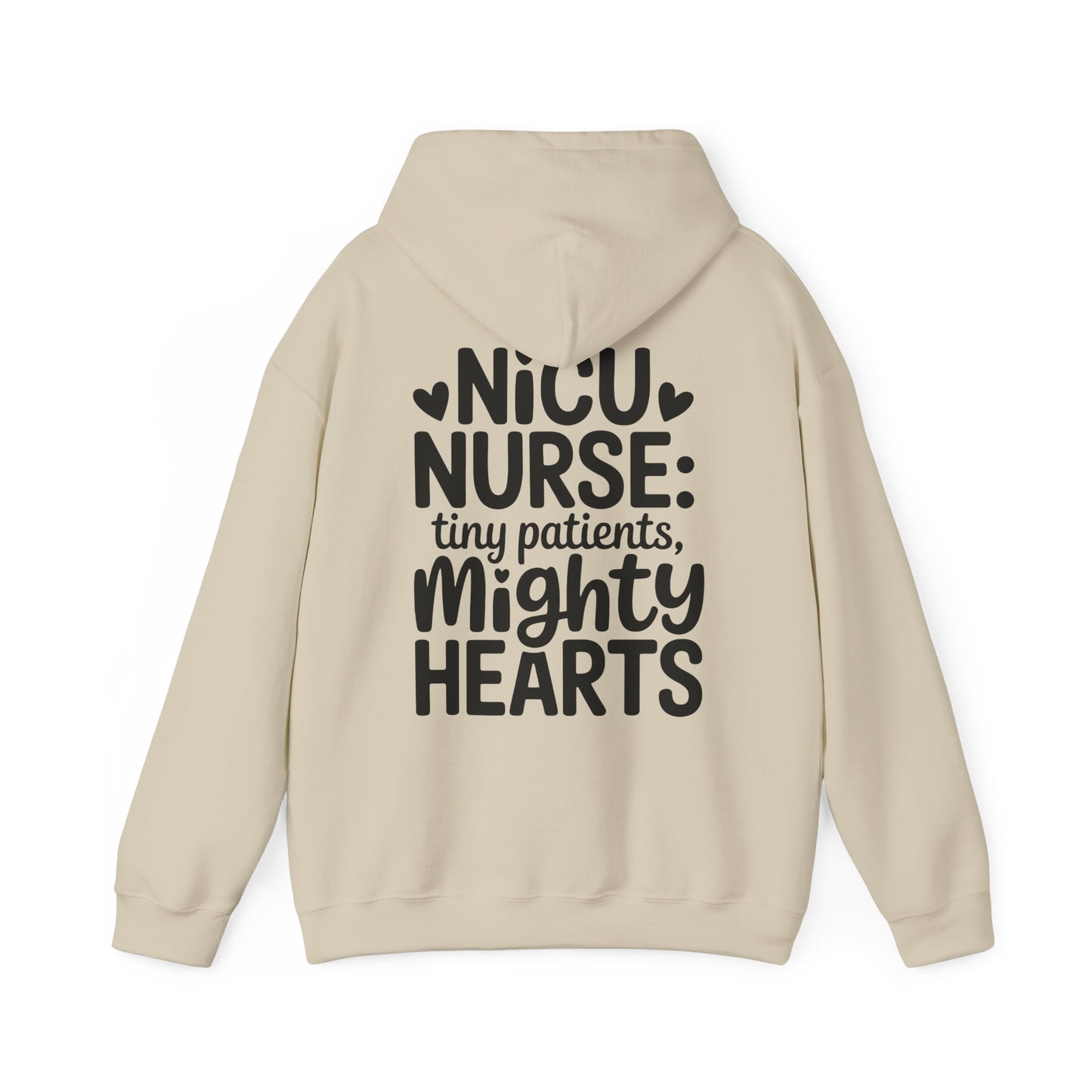 Tiny Patients Mighty Hearts NICU Nurse Hoodie