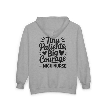 Tiny Patients Big Courage Zip Hoodie