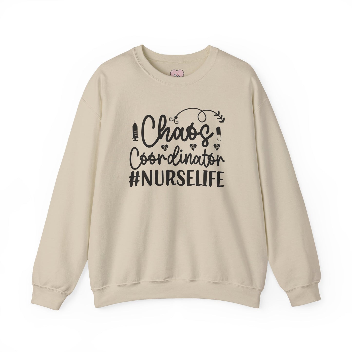 Chaos Coordinator NurseLife Crewneck Sweatshirt