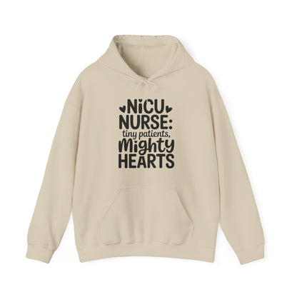 Tiny Patients Mighty Hearts NICU Nurse Hoodie
