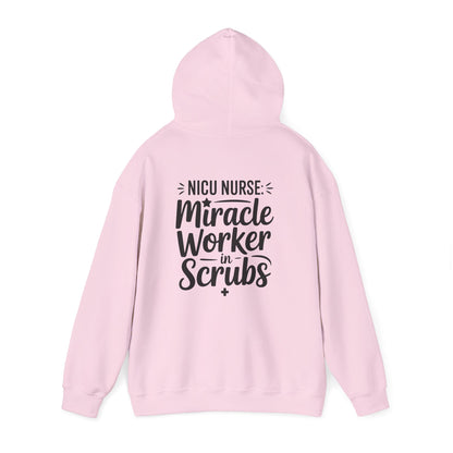 Miracle Worker in Scrubs NICU Nurse Hoodie