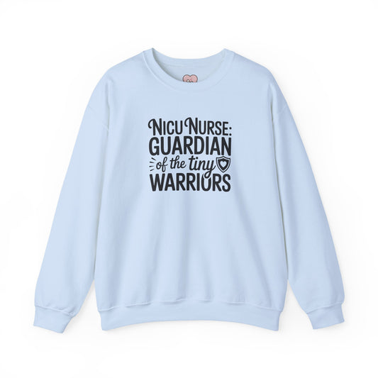 Guardian of the Tiny Warriors NICU Nurse Crewneck Sweatshirt