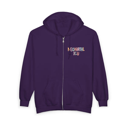 NICU Nurse Zip-Up Hoodie | Helping Tiny Humans Fight Big Battles