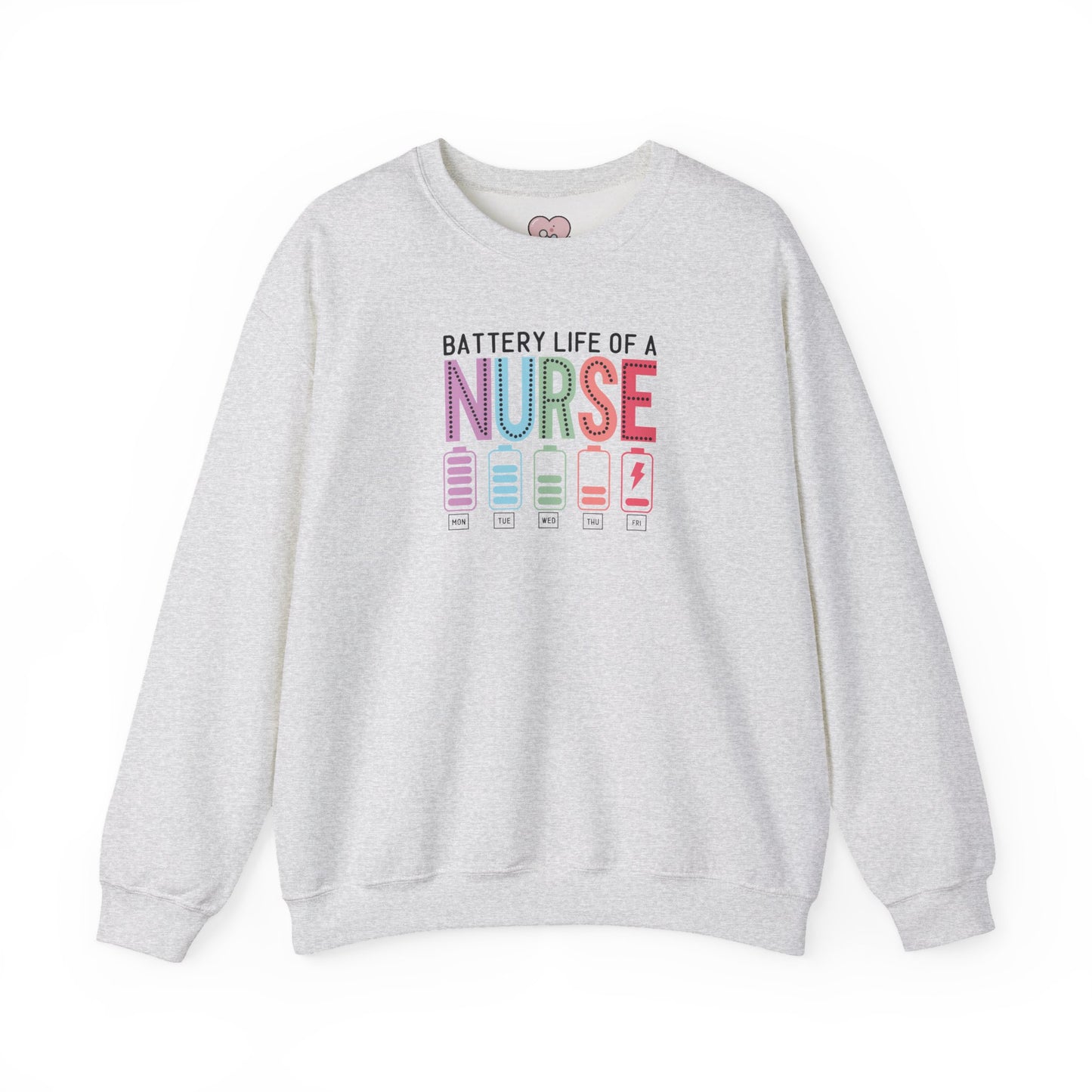 Battery Life of a Nurse Crewneck Sweatshirt