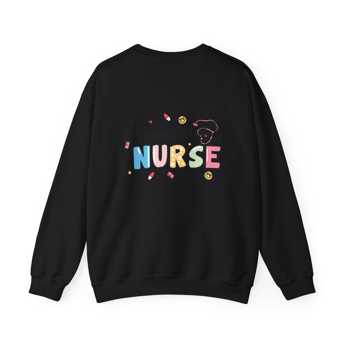 Neonatal Nurse Doodle NICU Crewneck Sweatshirt