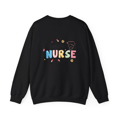 Neonatal Nurse Doodle NICU Crewneck Sweatshirt