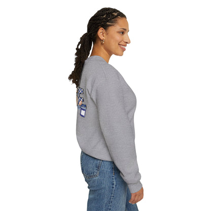 Preppy Nurse Floral Leopard Print Crewneck Sweatshirt
