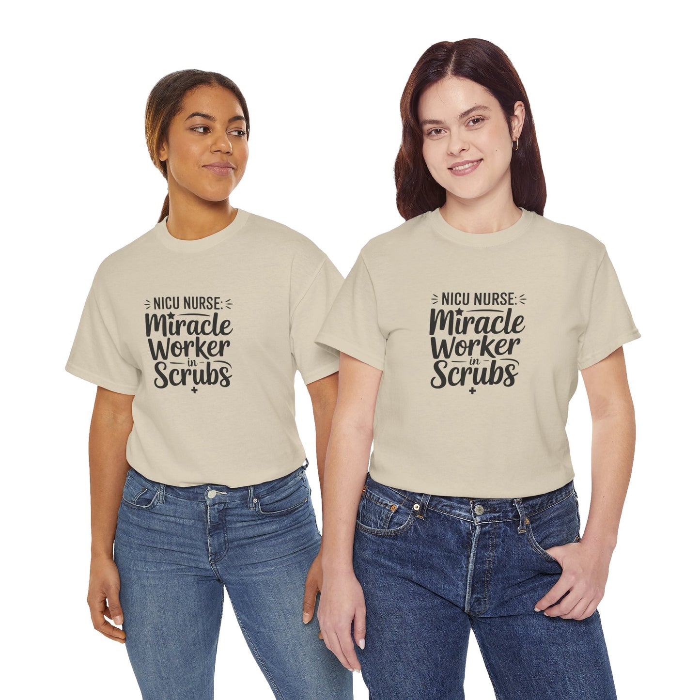 Miracle Worker in Scrubs NICU Nurse T-Shirt